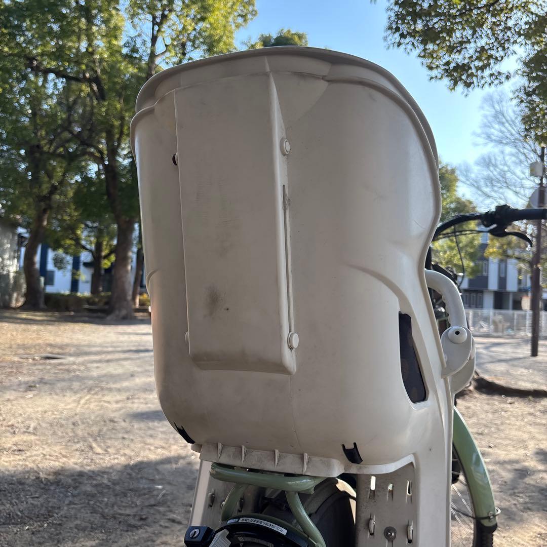 【東京都】引取　電動アシスト自転車 チャイルドシート付き　bikke グリーン