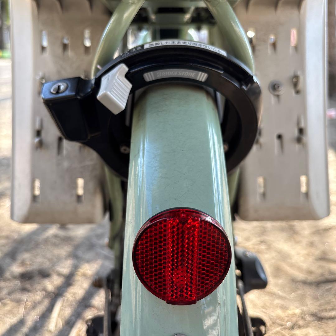 【東京都】引取　電動アシスト自転車 チャイルドシート付き　bikke グリーン