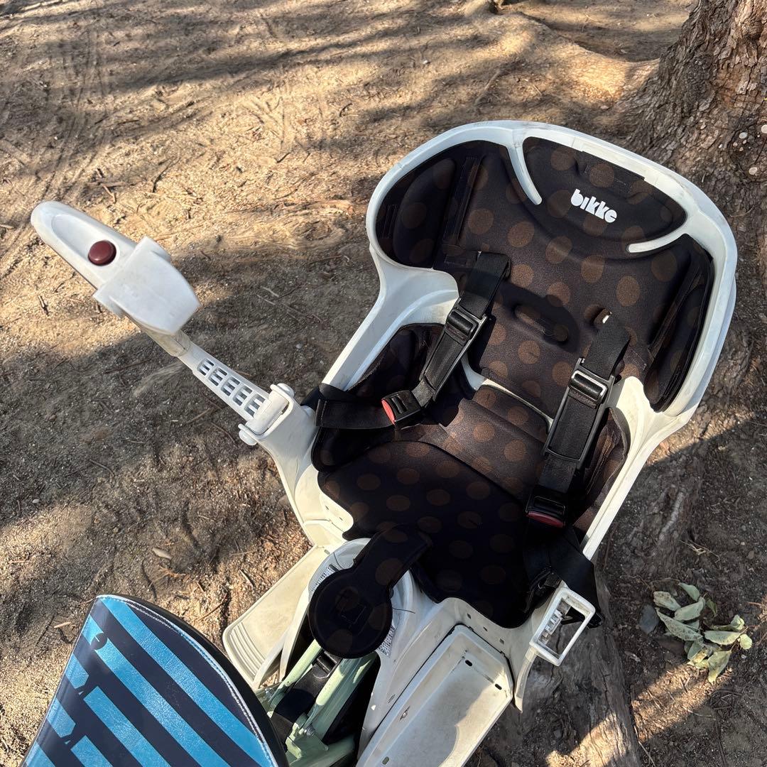 【東京都】引取　電動アシスト自転車 チャイルドシート付き　bikke グリーン