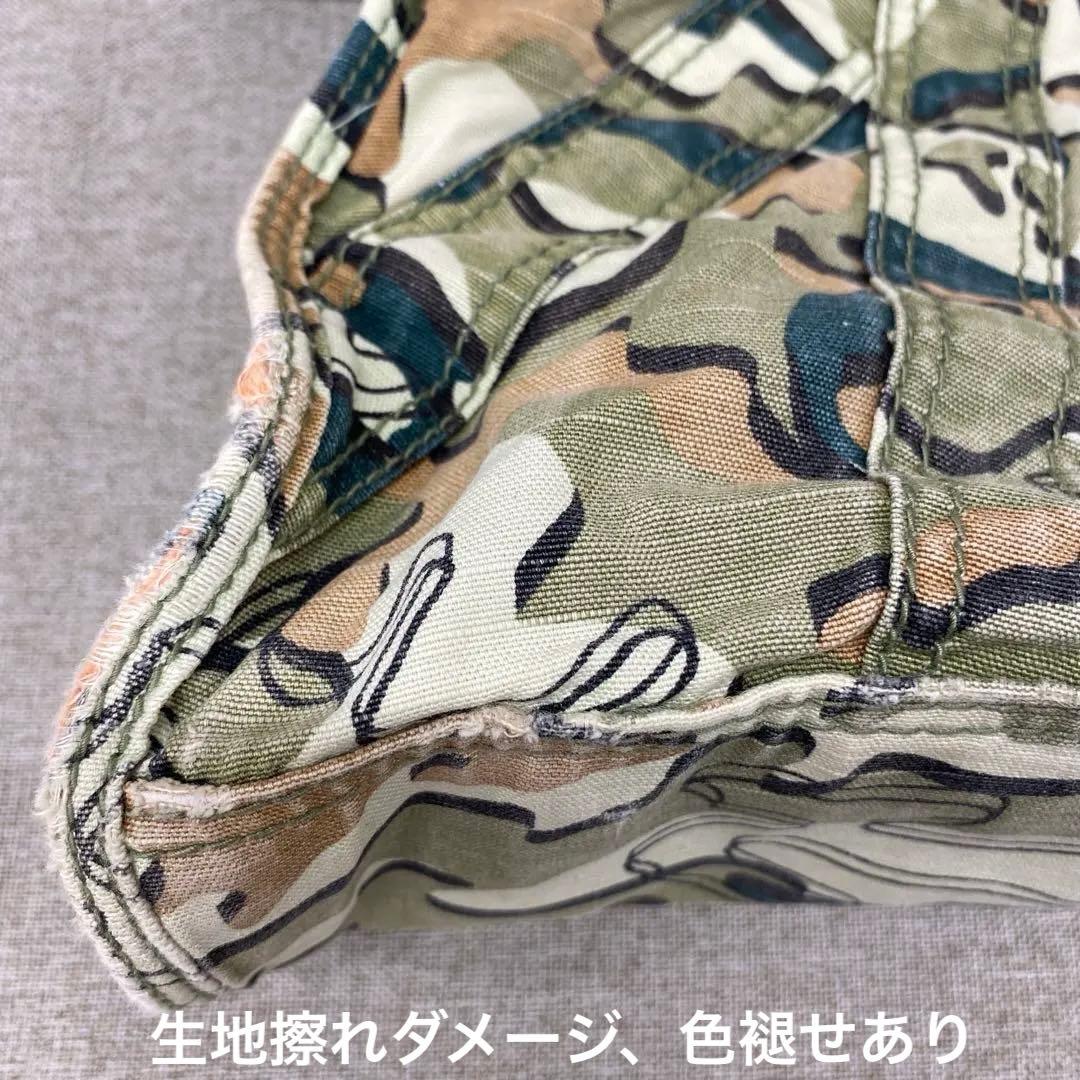 N988＊ DIESEL ディーゼル 迷彩 バッグ Y2K ストリート カモフラ