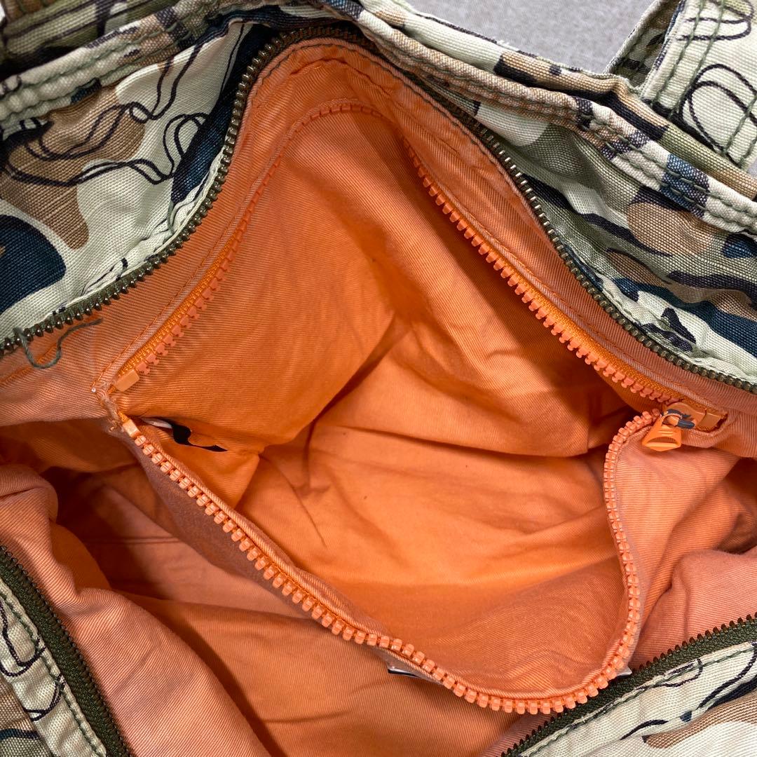 N988＊ DIESEL ディーゼル 迷彩 バッグ Y2K ストリート カモフラ