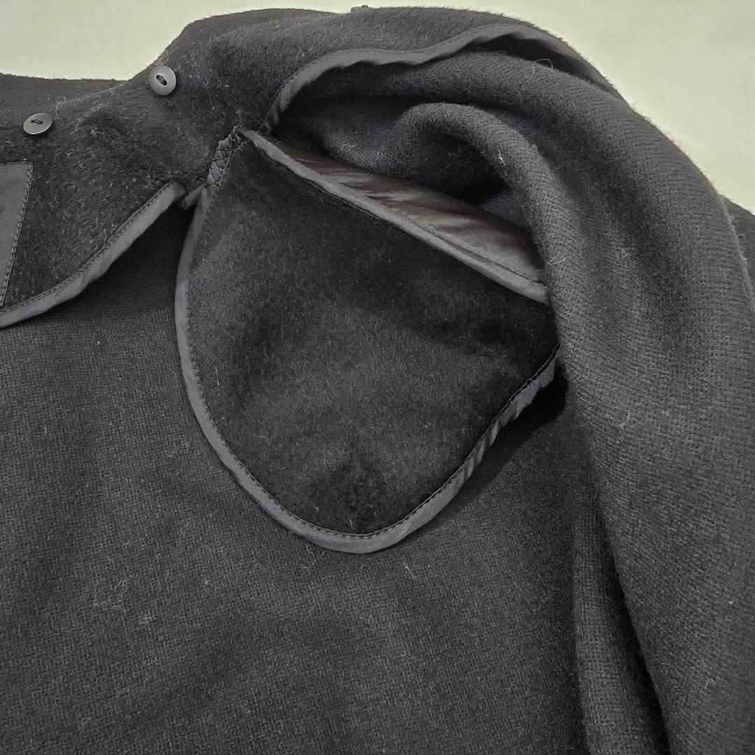 美品 KOJI WATANABE カシミア混コート ファー取外可 9号