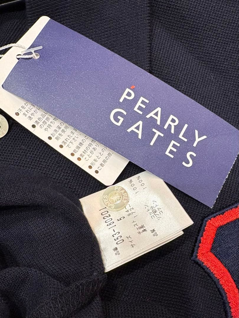 新品タグ付☆パーリーゲイツ　ポロシャツ　ゴルフウエア 25周年限定　半袖5