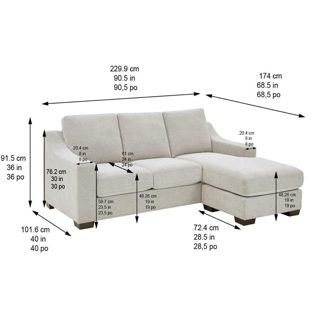 【現地取引のみ】Costco Thomasville L字ソファ