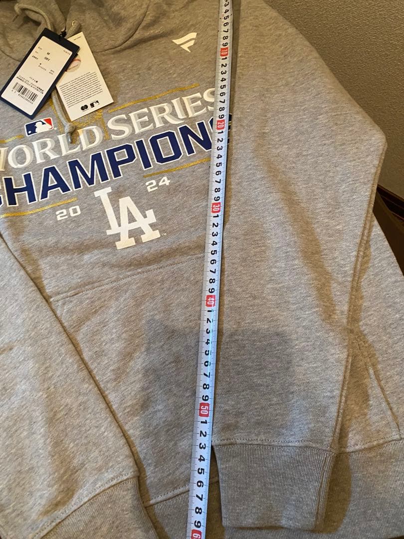 大谷翔平ドジャース2024 ワールドシリーズチャンピオン 長袖パーカーM 正規品