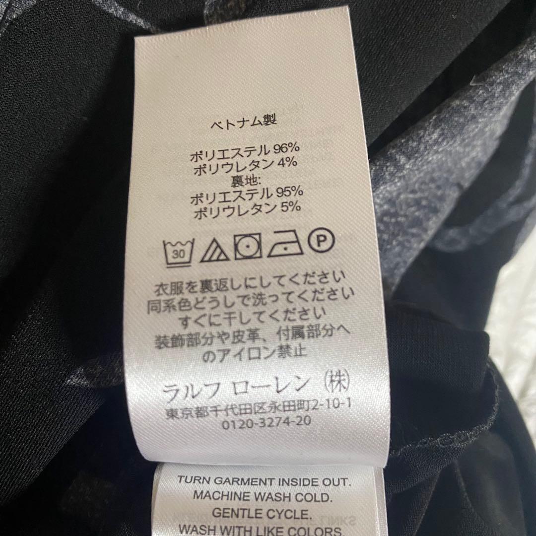 ローレンラルフローレワンピース　カシュクール　花柄　フラワー　ベルト　ラップ