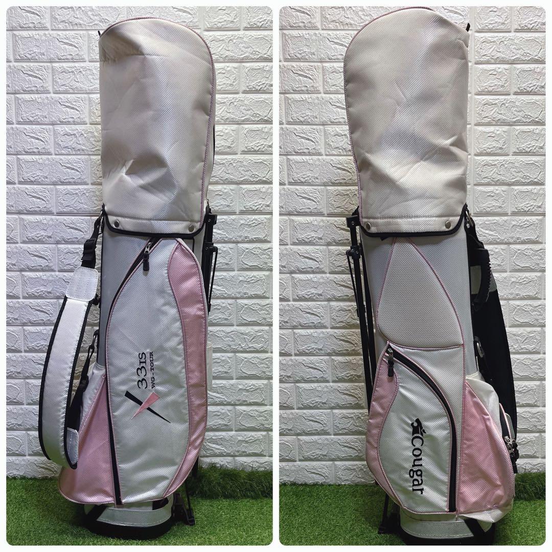 極美品 希少レフティ 可愛いピンク レディースゴルフクラブ豪華11本フルセット