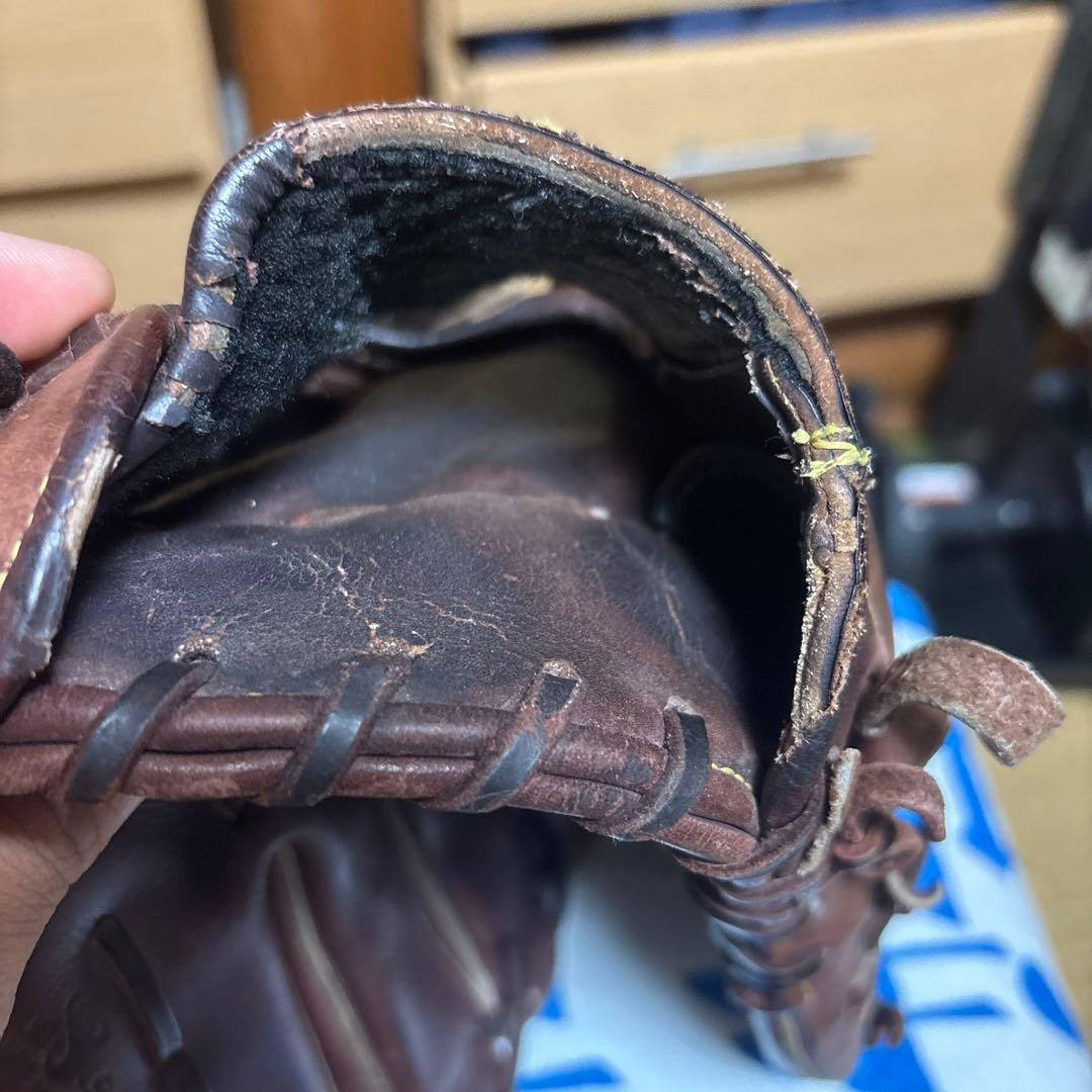 硬式用Mizunoブラウン 野球グローブ ピッチャー用 田中将大モデル