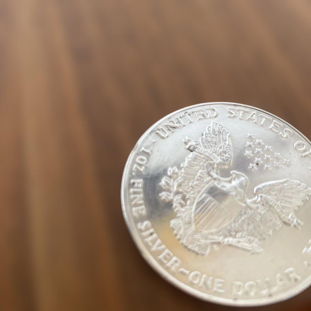 1988年 アメリカンイーグル銀貨とケネディ半ドル銀貨