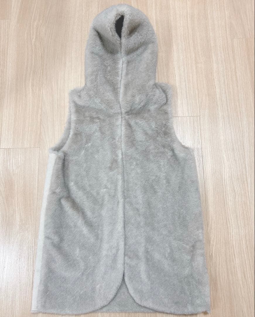 アルアバイル　ルルウィルビー フェイクミンクフーディジレ