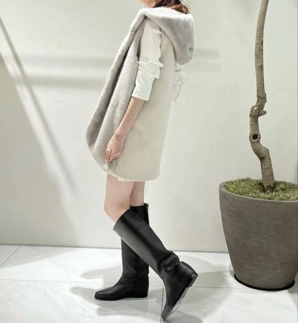 アルアバイル　ルルウィルビー フェイクミンクフーディジレ