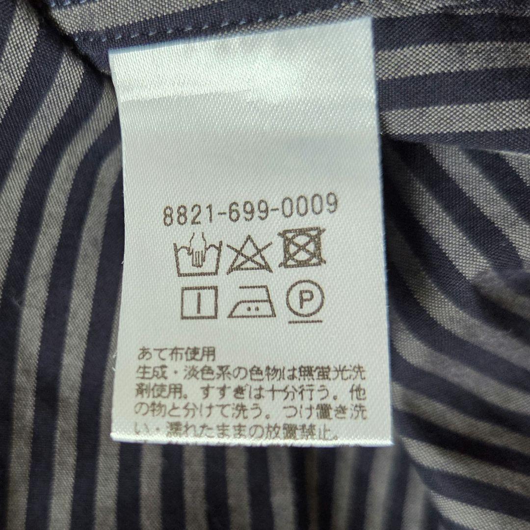 LOEFF ロエフ　ストライプ ボウタイ ブラウス