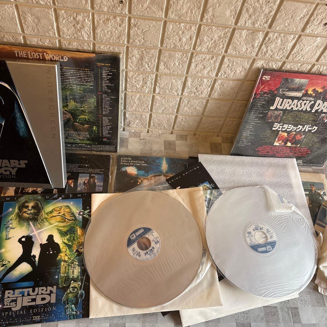 レーザーディスク 映画まとめ売り スターウォーズ ジュラシックパーク トップガン