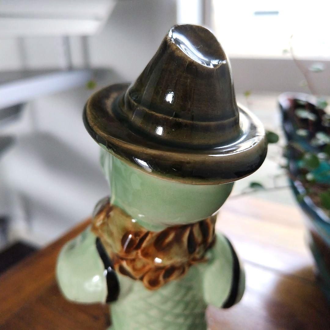 ゲーナ ワニ チェブラーシカ アコーディオン陶器 フィギュリン東欧ヴィンテージ