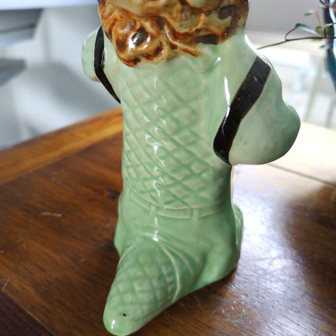 ゲーナ ワニ チェブラーシカ アコーディオン陶器 フィギュリン東欧ヴィンテージ