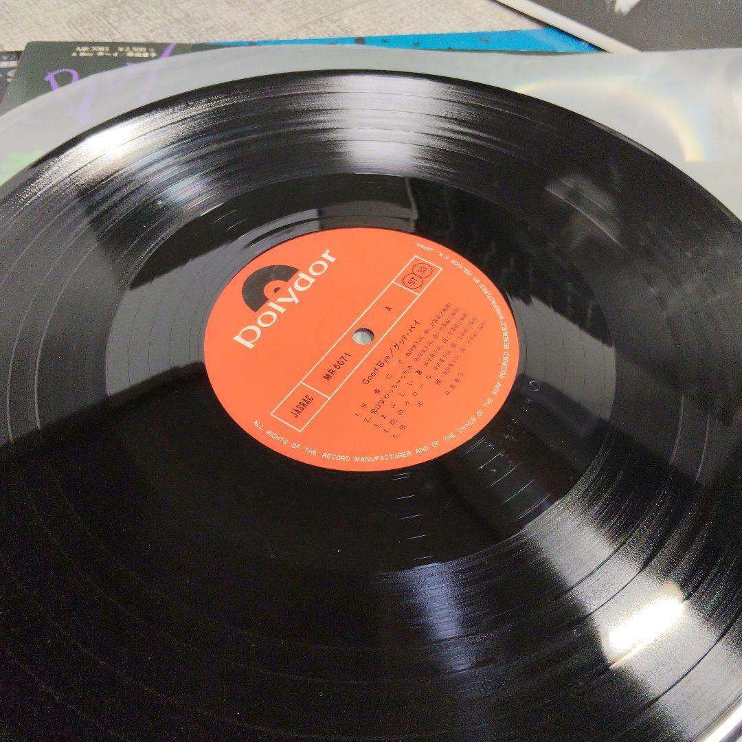 帯付LP4枚セット　森田童子　ラスト・ワルツ　マザースカイ　ボーイ　グッドバイ