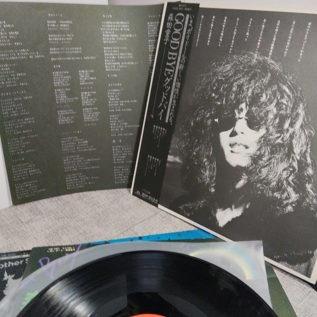 帯付LP4枚セット　森田童子　ラスト・ワルツ　マザースカイ　ボーイ　グッドバイ