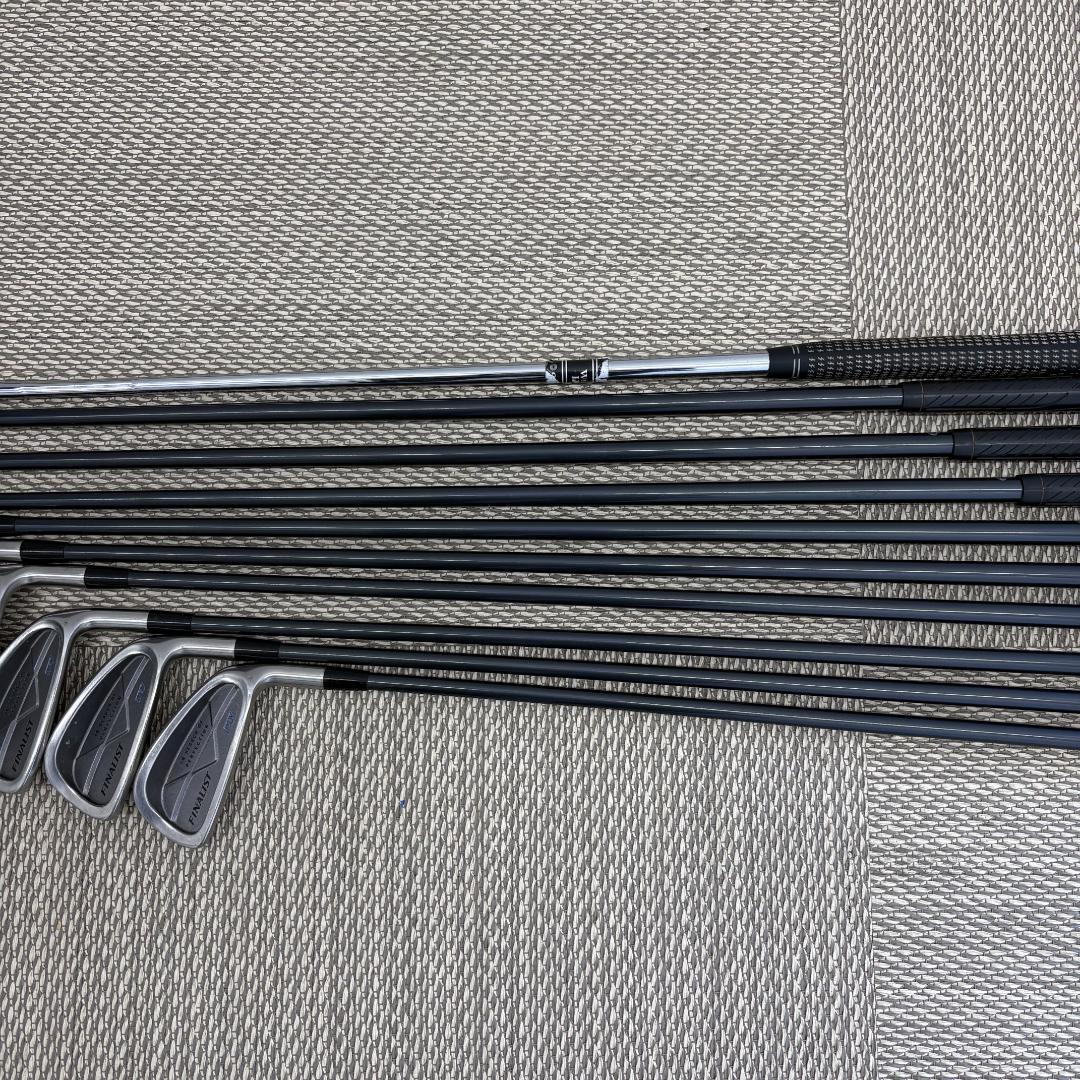 【引取限定】アイアン ドライバー パター 13本 セット キャディバック 付き