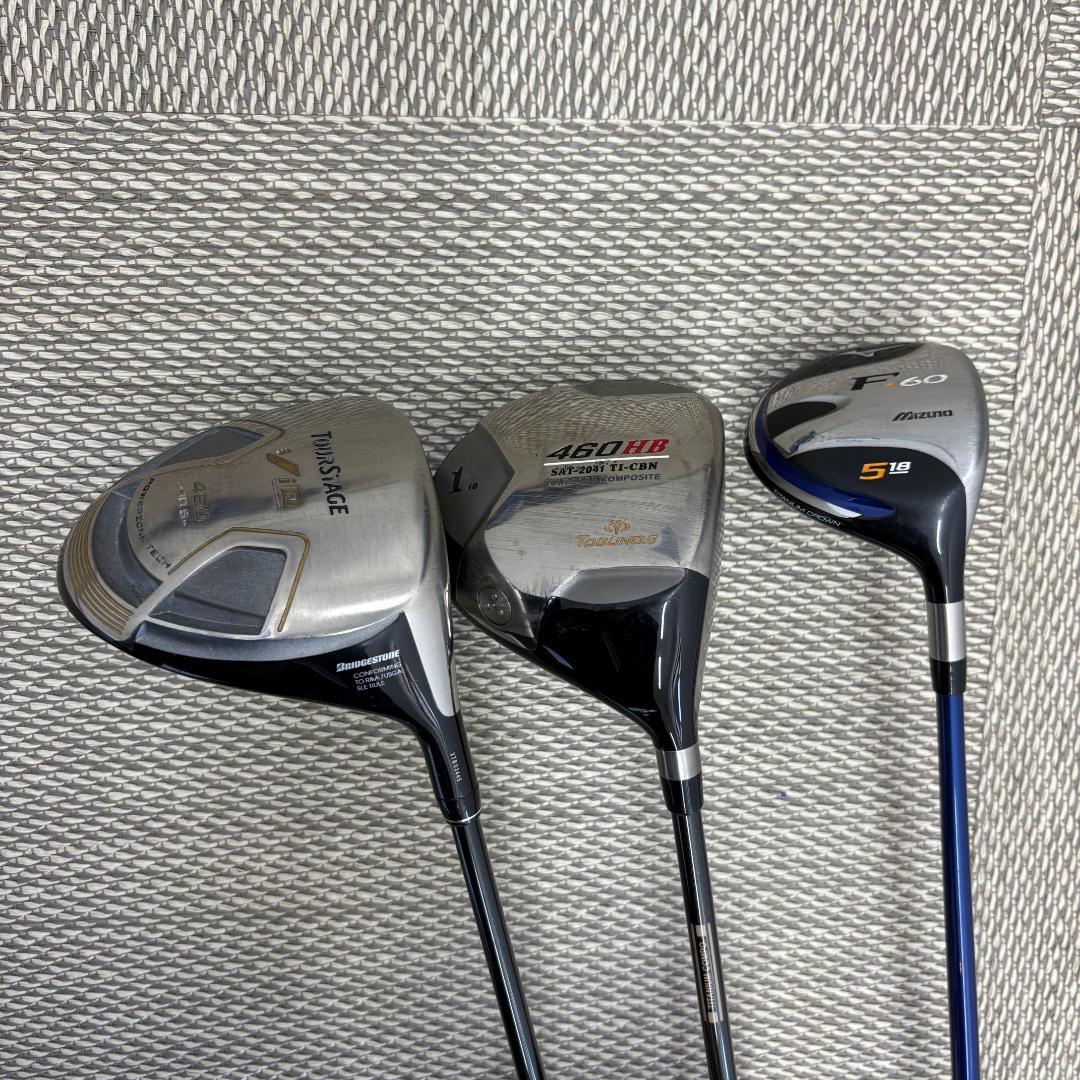 【引取限定】アイアン ドライバー パター 13本 セット キャディバック 付き