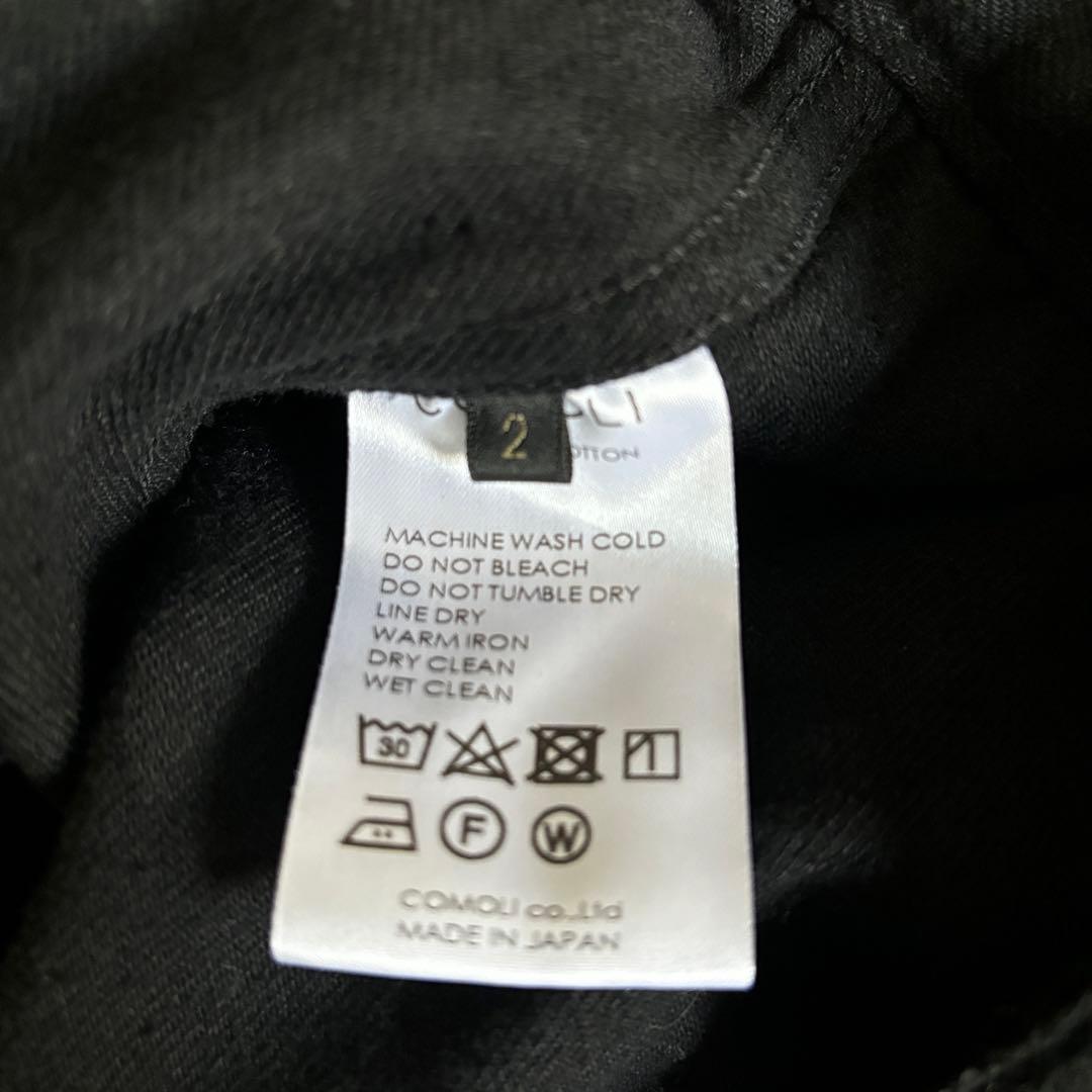 24AW COMOLI デニムジャケット 黒 ブラック A03-01001
