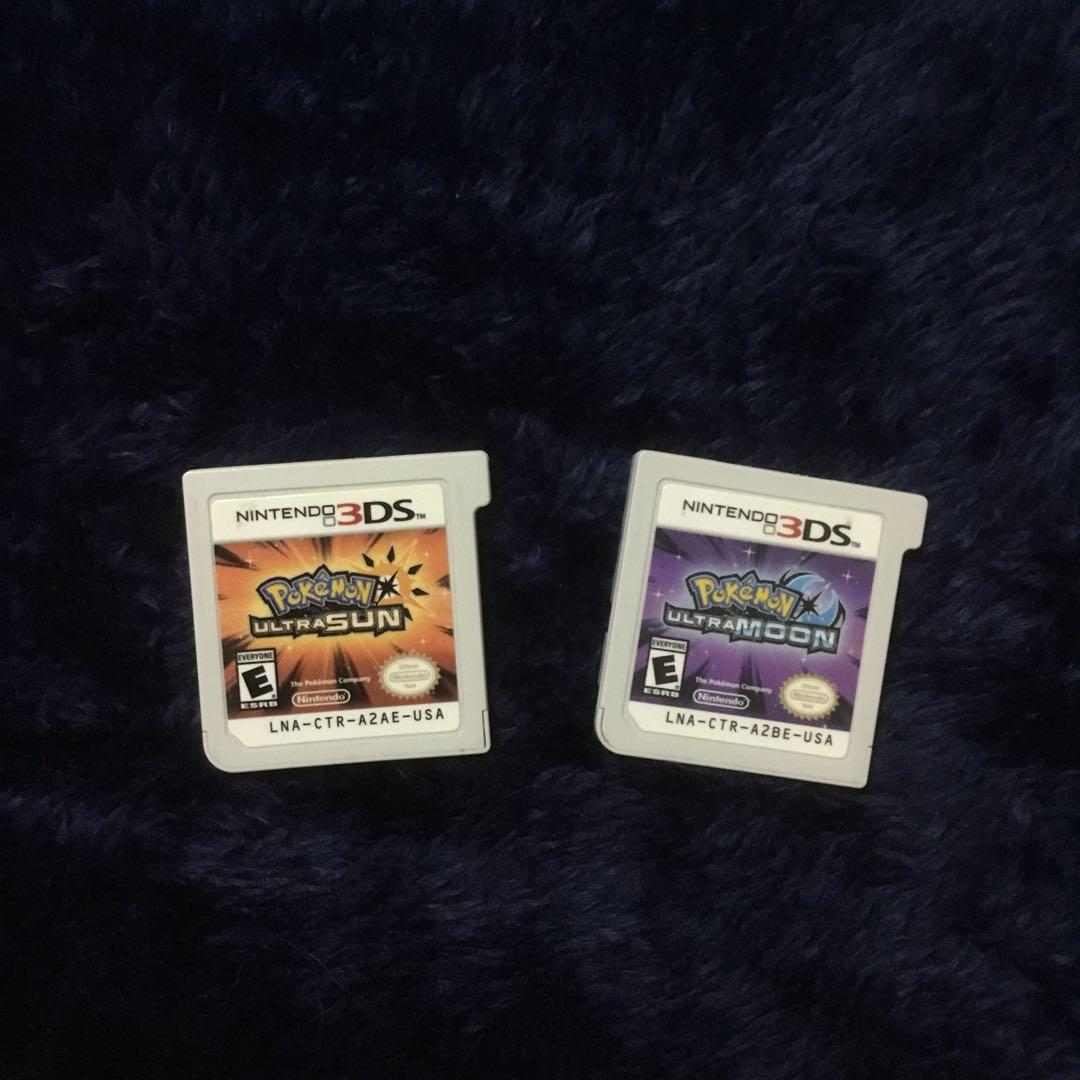 北米版 ポケモン ウルトラサン ウルトラムーン セット 3DS USのみケース有