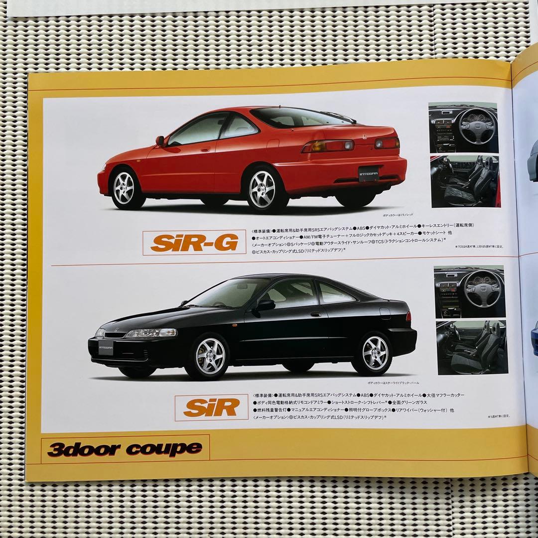 HONDA ホンダ　INTEGRA インテグラ　カタログ　DC2 VTEC 無限