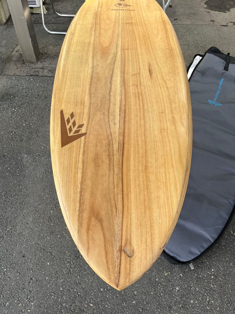 ミッドレングス6.10f 56.9Lファイヤーワイヤー ハードケースフィン5枚付