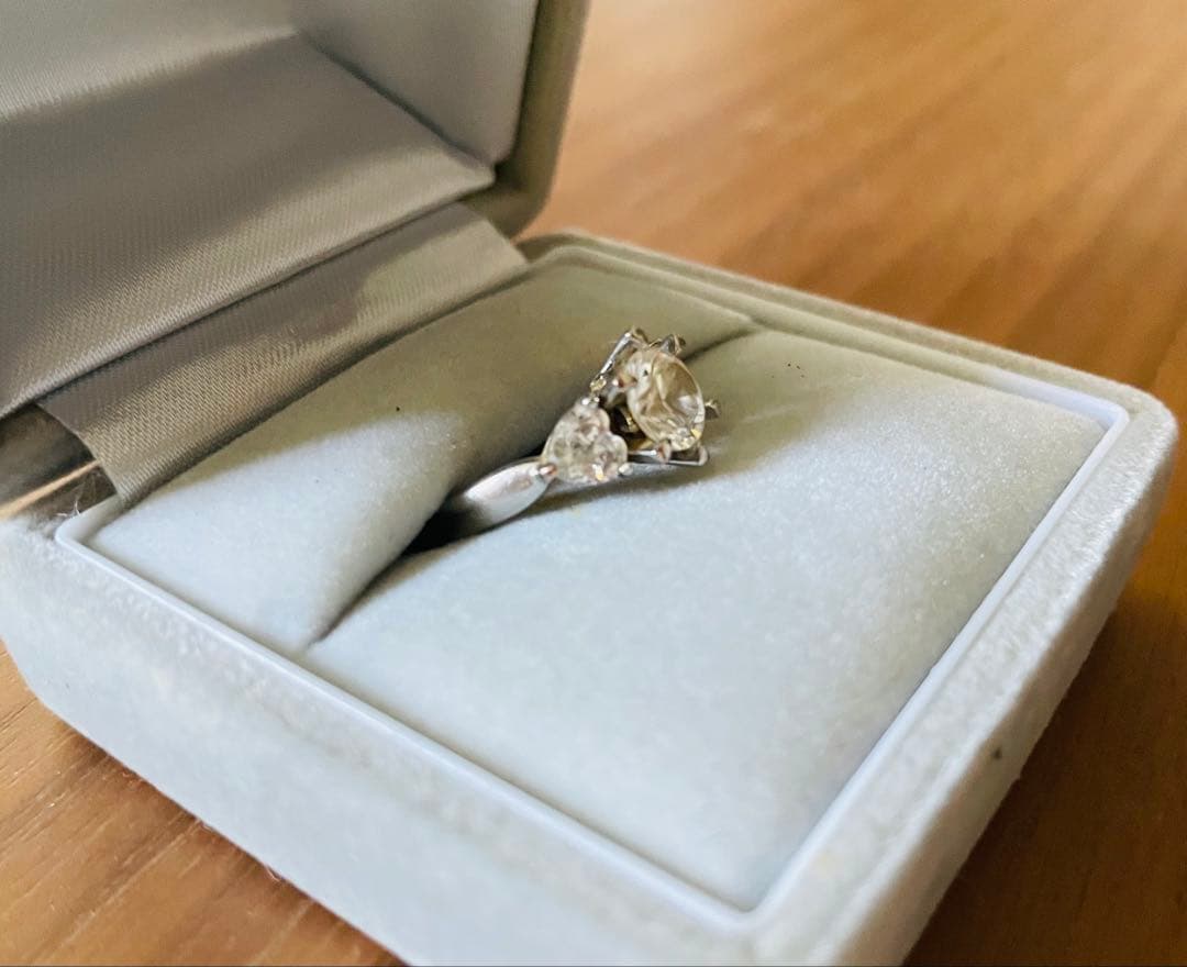 まるる様予約ページ⭐︎エレガントなハート⭐︎型カットリング