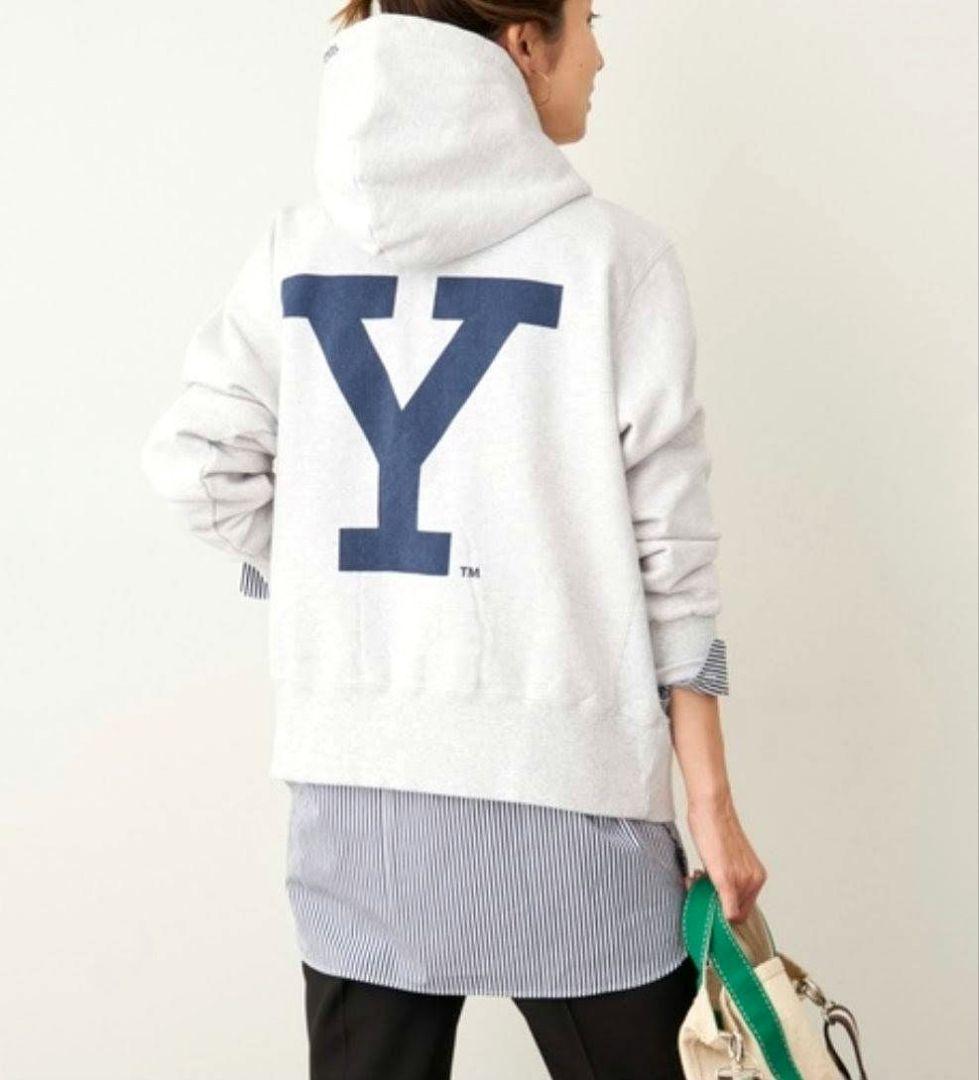 21春夏 フレームワーク YALEフーテッドパーカー フリー ライトグレー