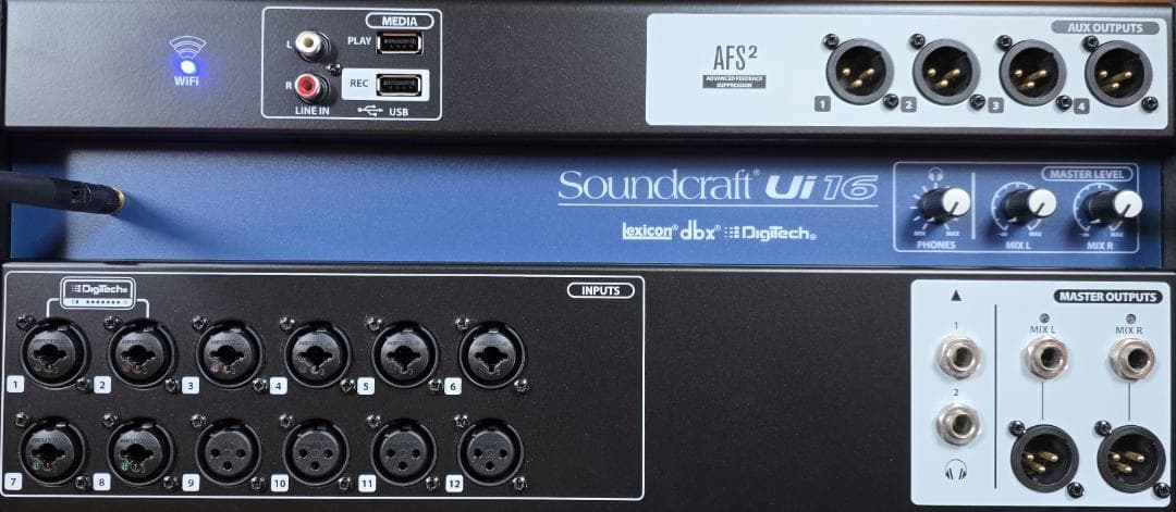 Soundcraft Ui16 デジタルミキサー 16ch おまけ付き