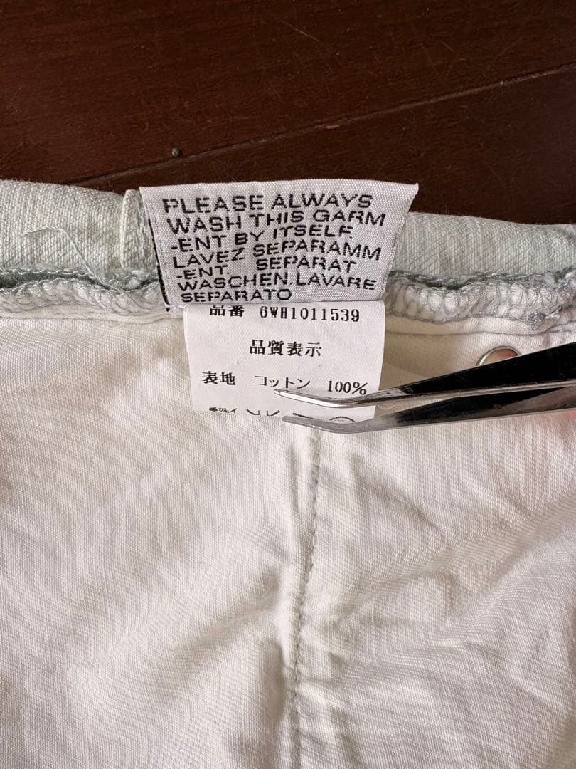 dior homme 06aw ダメージ カラーデニム エディ期