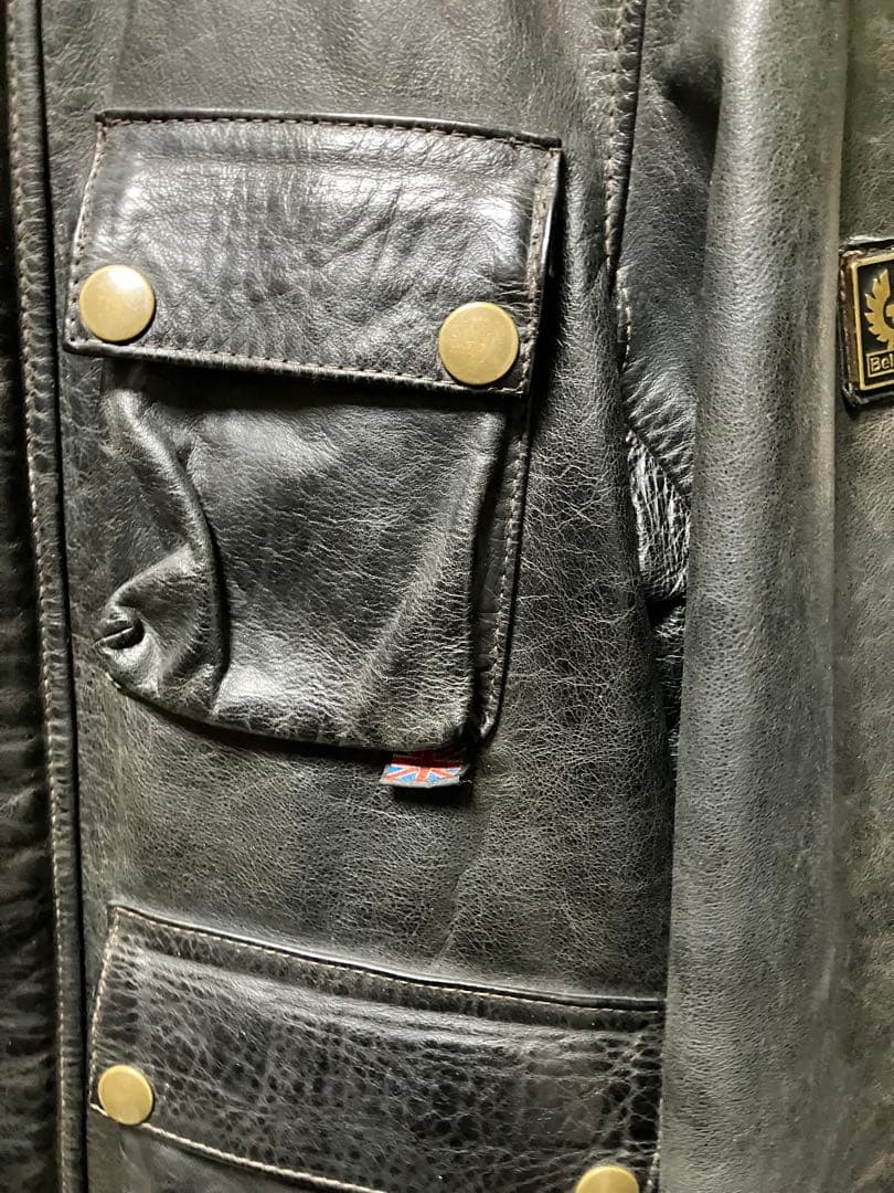 ベルスタッフ　ブラビ　レザージャケット　S（日本サイズMくらい）