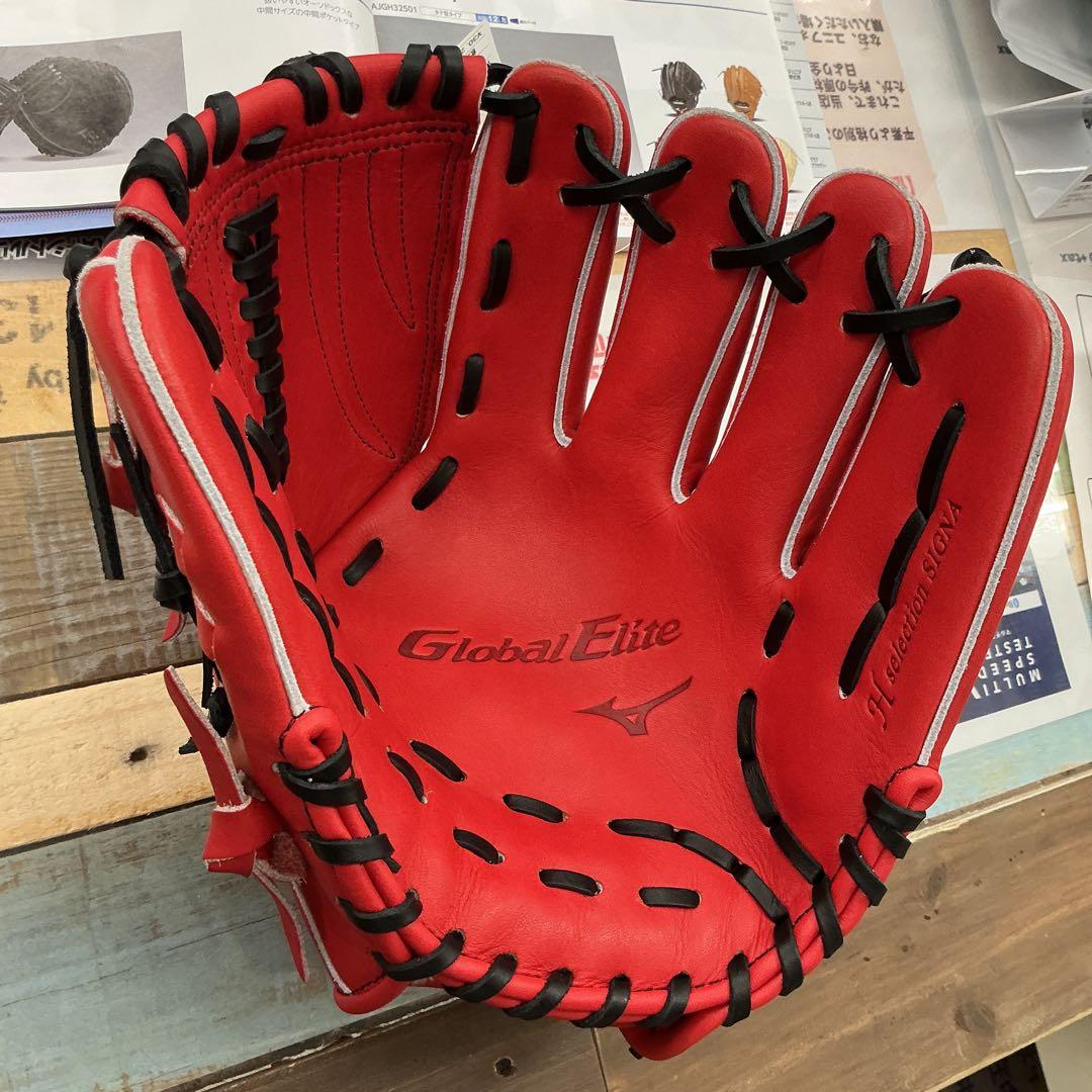 Mizuno 軟式投手用グローブ 型付けサービス