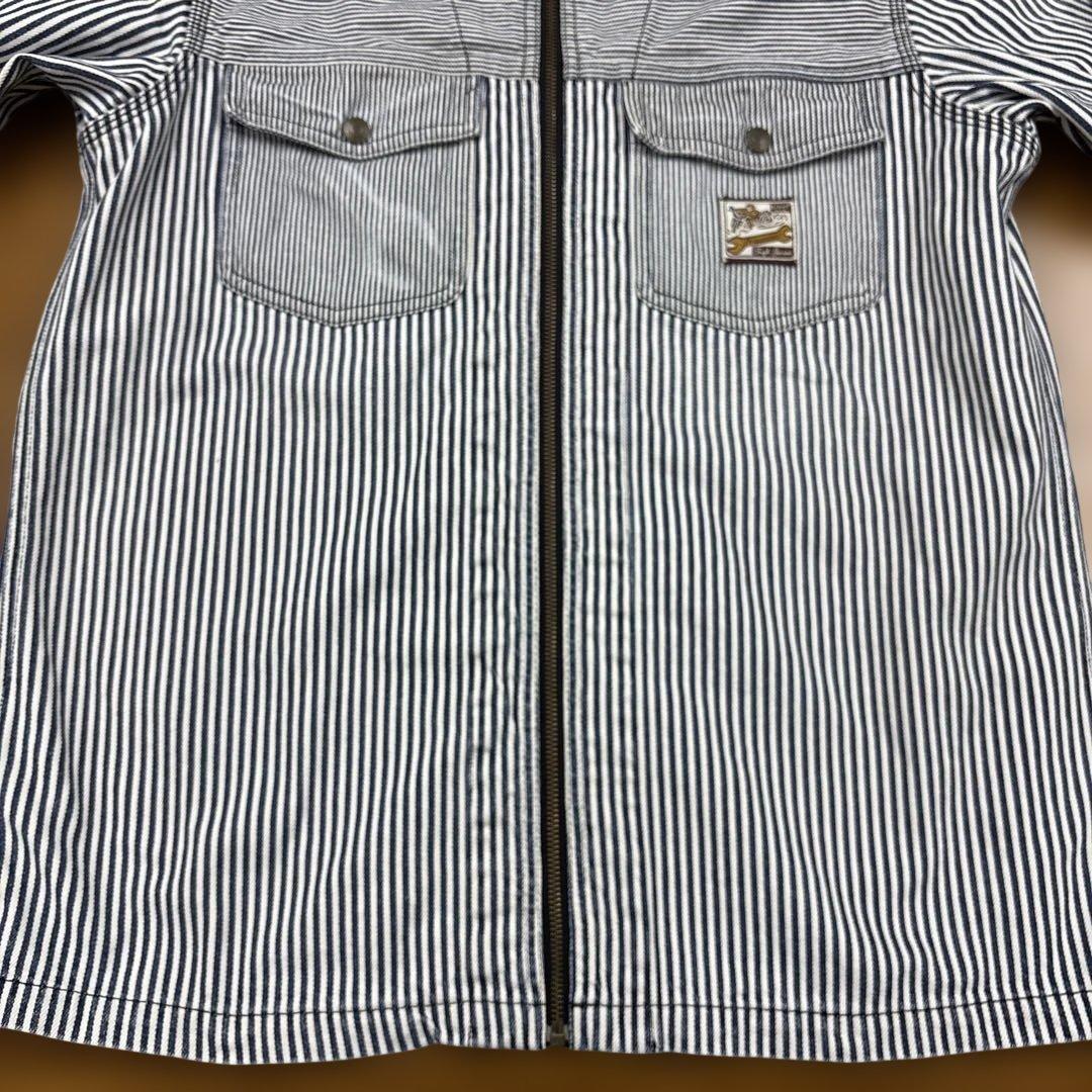 SCHOTT PERFECTO ネイビー ヒッコリージャケット　カバーオール　L