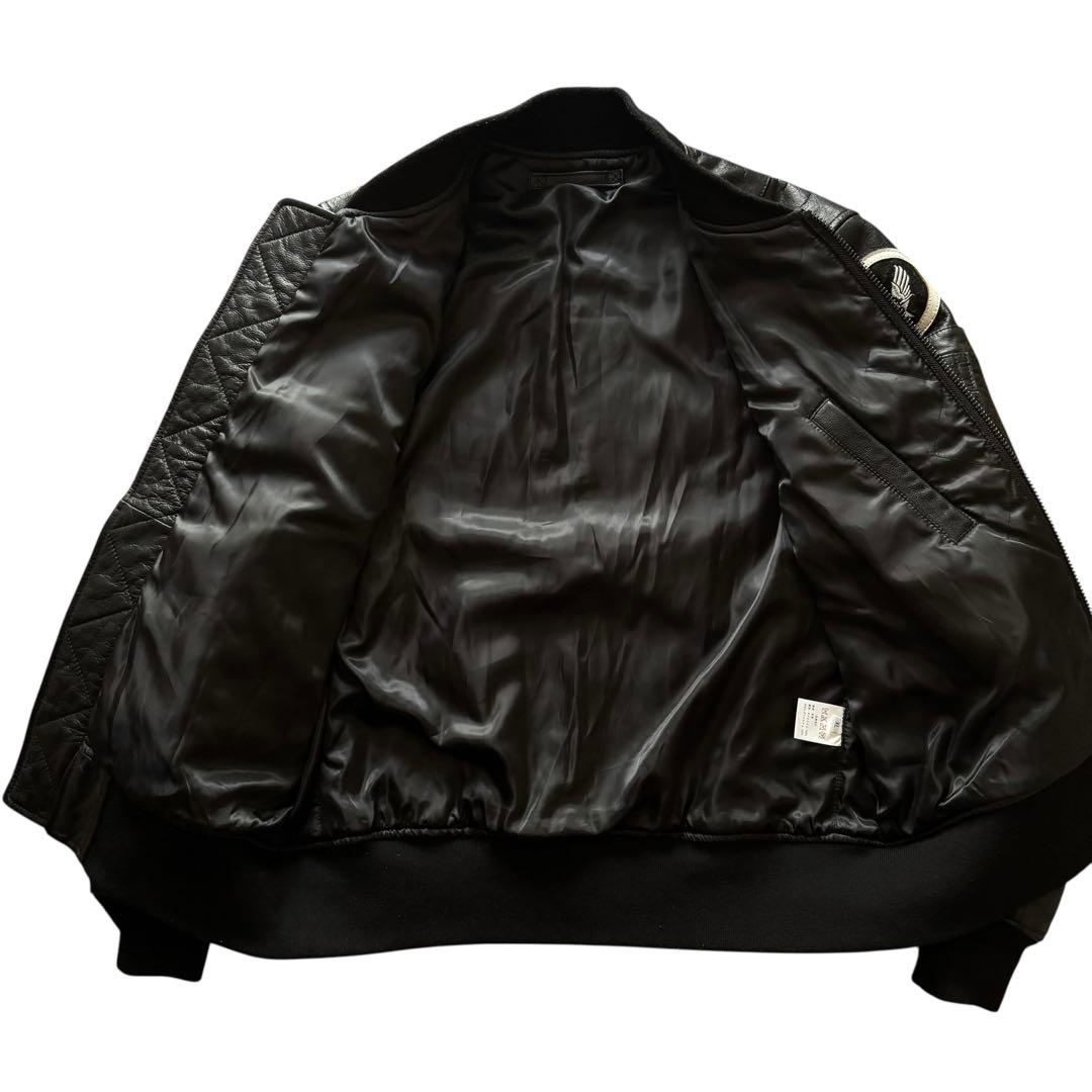 AVIREX GOAT MA-1 レザージャケット　I008