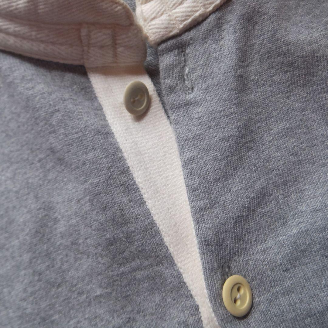 nigel cabourn ラガーシャツ 50サイズ グレー