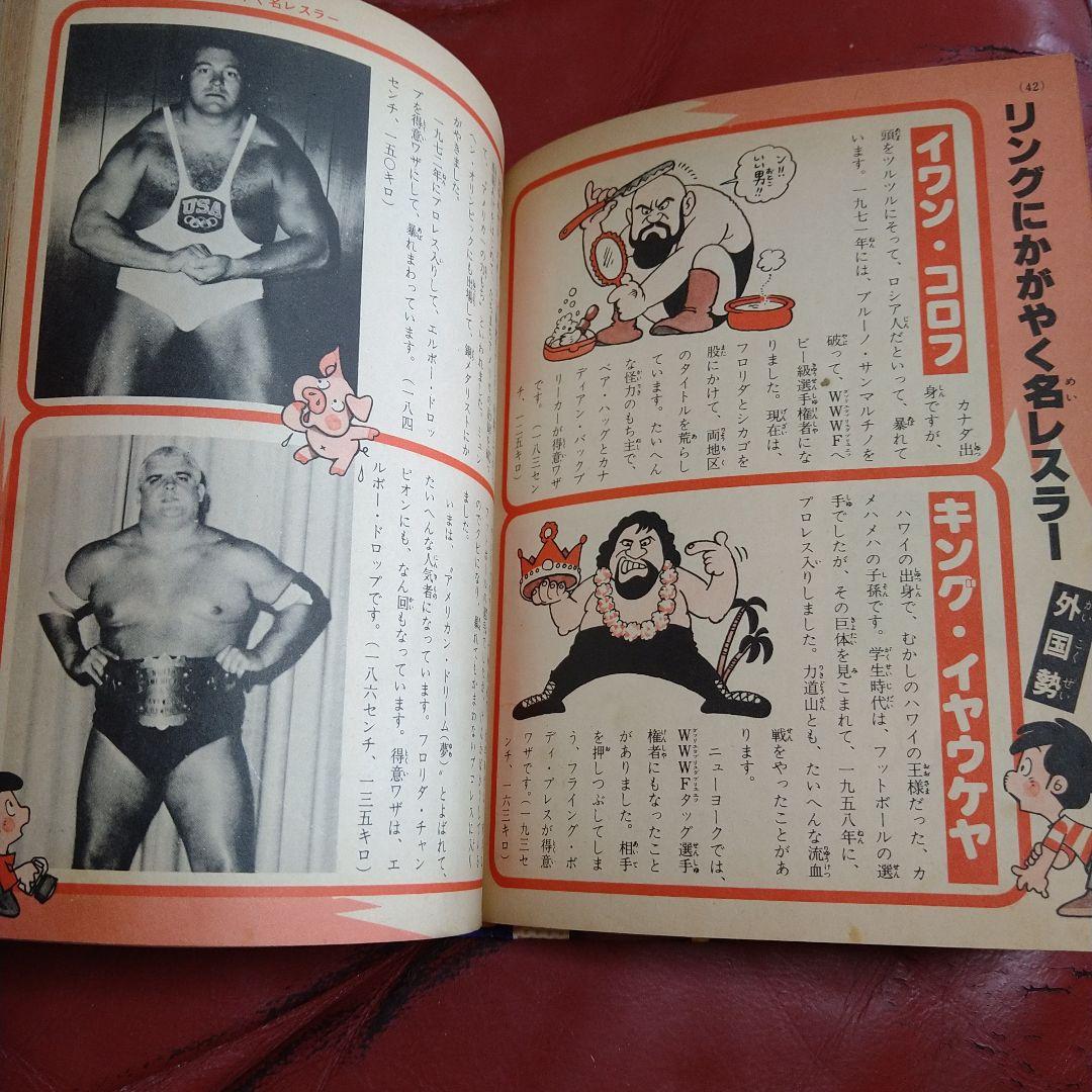 プロレス入門 小学館入門百科シリーズ 1978年発行 馬場 猪木