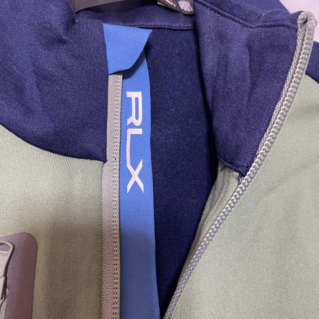 美品 現行タグ RLX ラルフローレン ゴルフ ハーフジップ テックシャツ M