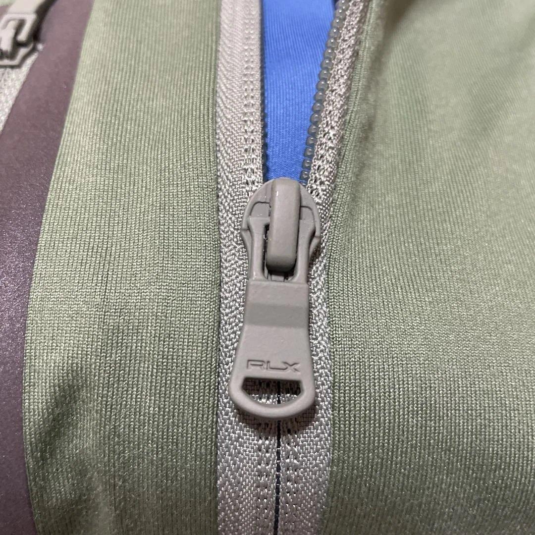 美品 現行タグ RLX ラルフローレン ゴルフ ハーフジップ テックシャツ M