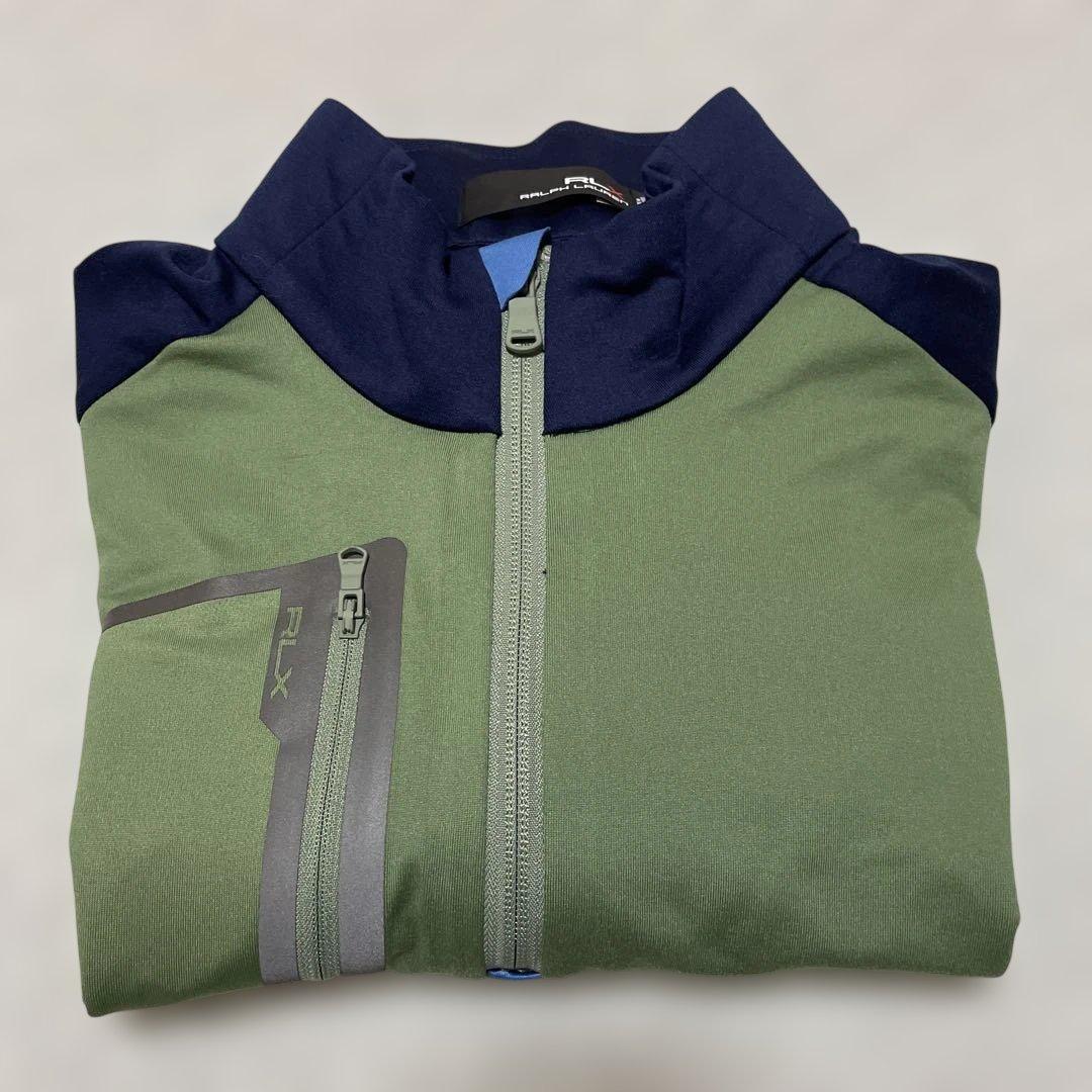 美品 現行タグ RLX ラルフローレン ゴルフ ハーフジップ テックシャツ M