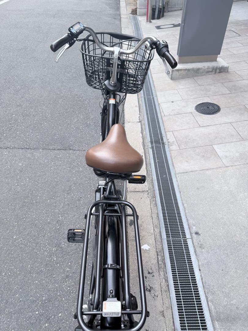 大阪府　ヤマハ　電動アシスト自転車 シティタイプ 黒