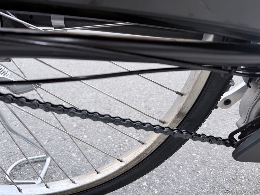 大阪府　ヤマハ　電動アシスト自転車 シティタイプ 黒