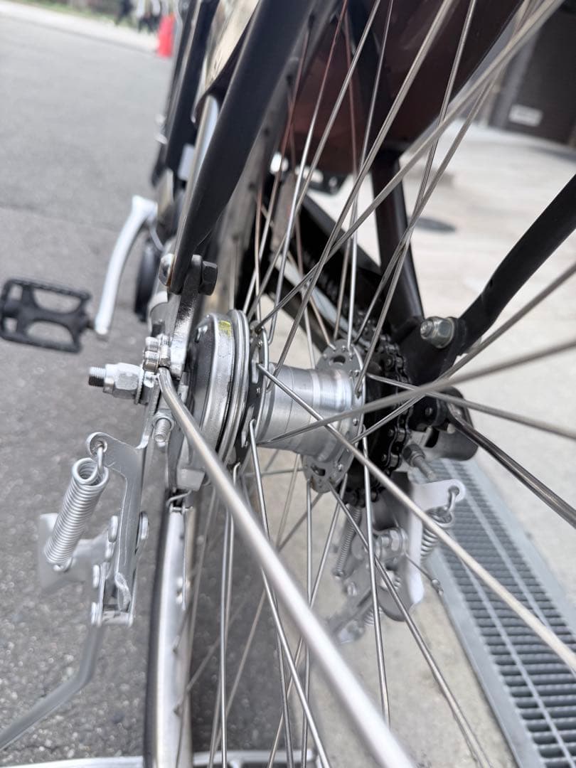 大阪府　ヤマハ　電動アシスト自転車 シティタイプ 黒