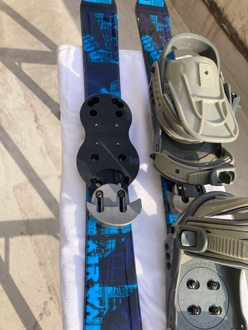 ショートスキー(ファン) スノーボードブーツ用　AIR WALK 青黒