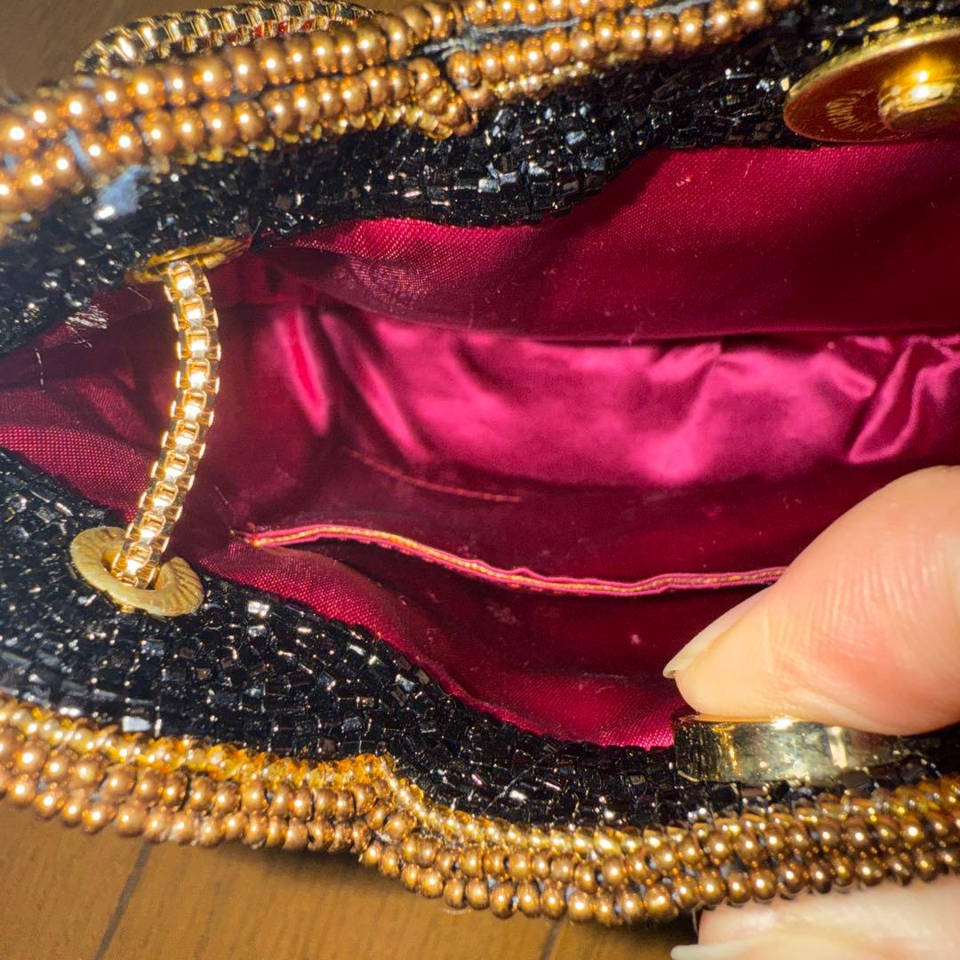 LUMY はしもと　総ビーズバッグ　アンティーク