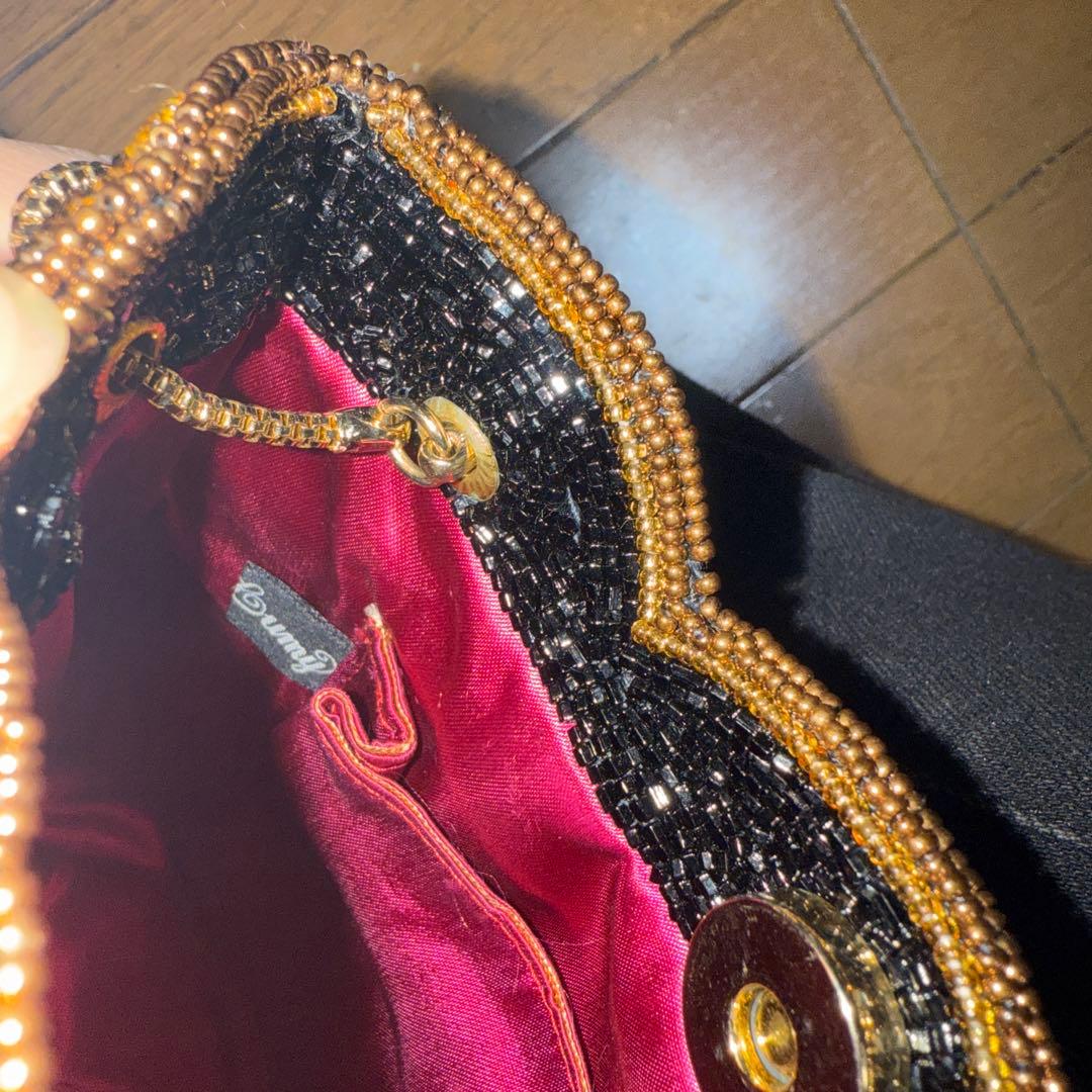 LUMY はしもと　総ビーズバッグ　アンティーク