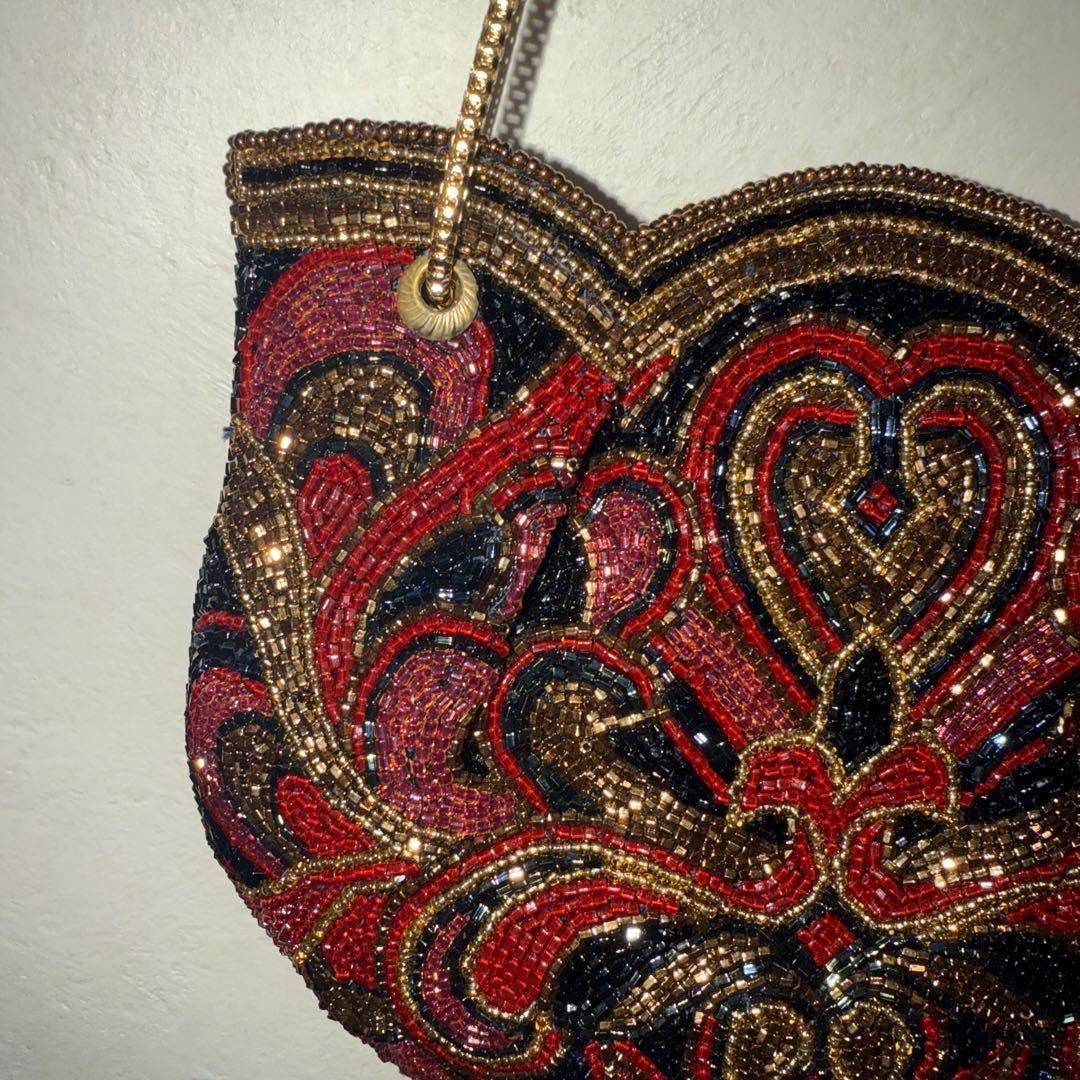 LUMY はしもと　総ビーズバッグ　アンティーク