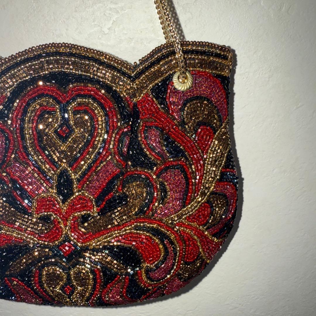 LUMY はしもと　総ビーズバッグ　アンティーク