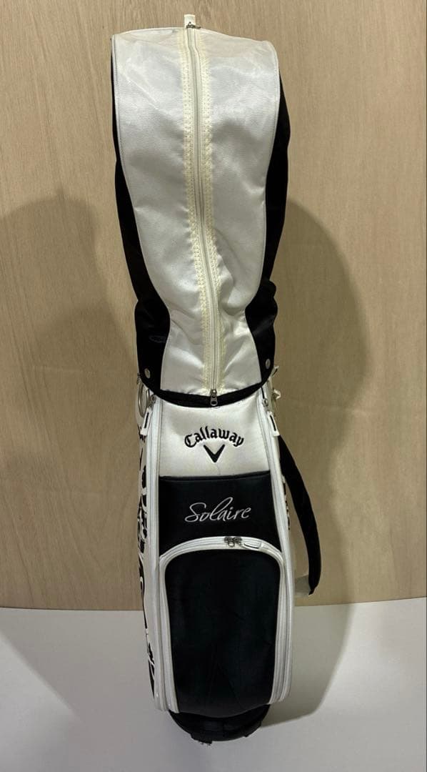 キャロウェイ ソレイユ キャディバッグ ホワイト・ブラック レディース