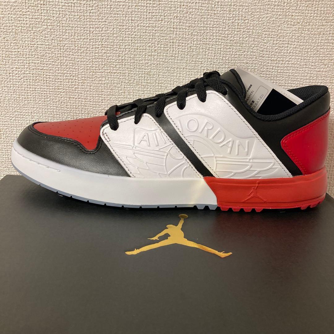 新品 正規品 NIKE JORDAN 赤 黒 白 ジョーダン NU 1G ゴルフ